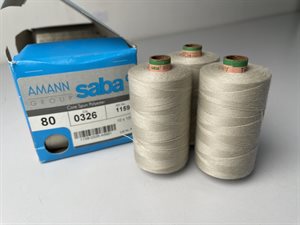 Amann saba 80 tråd i beige